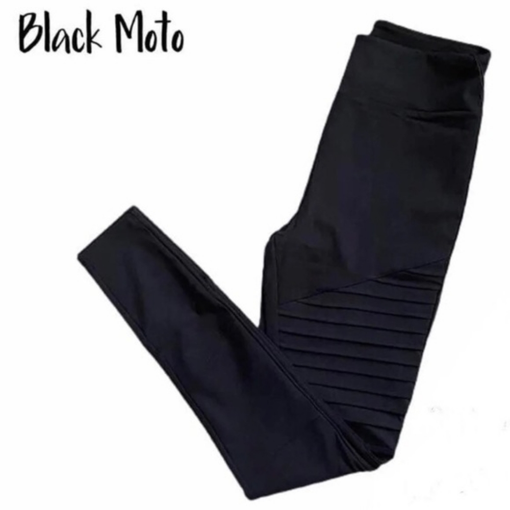 Black Moto Leggings